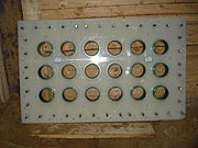 Rohranschlussflanschplatte nach DIN 18195